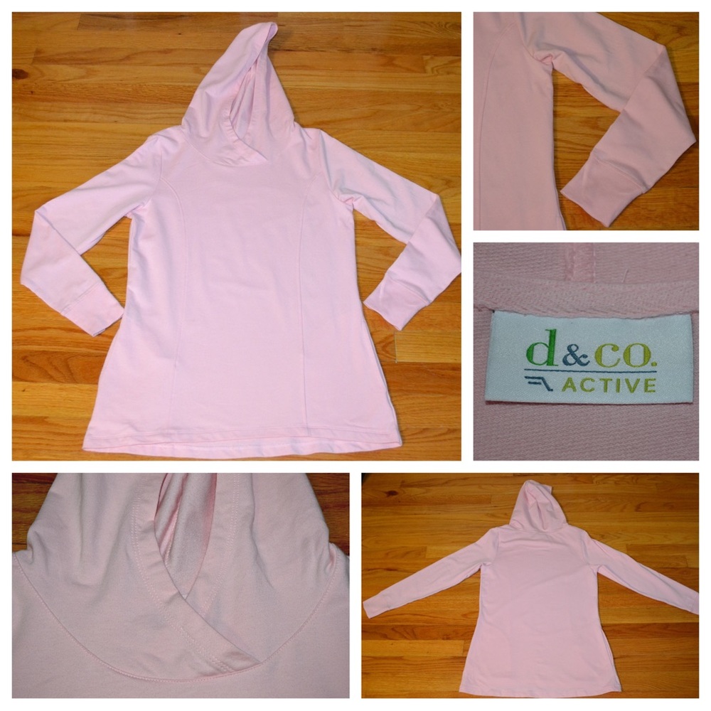 Women’s d&co Active long sleeve hoodie, size XXS